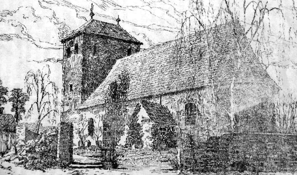 Die Dorfkirche in Emden zählt auch zu den zahlreichen Gotteshäusern, die der Haldensleber Hasso Appel zeichnete.