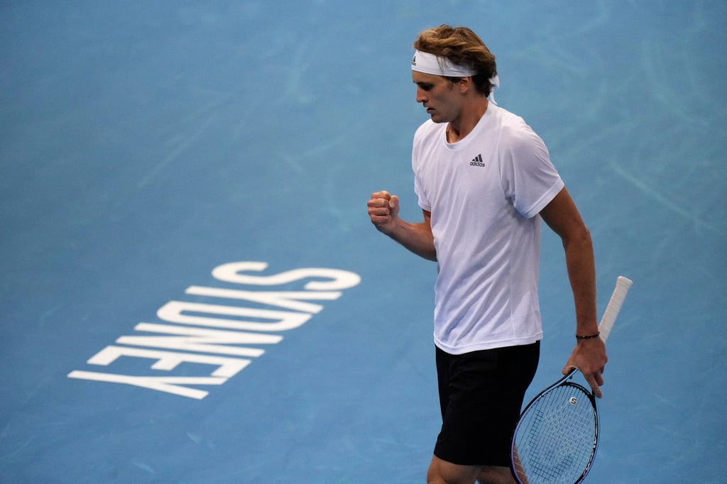 Feiert den ersten Sieg im Jahr 2022: Alexander Zverev vom Team Deutschland.
