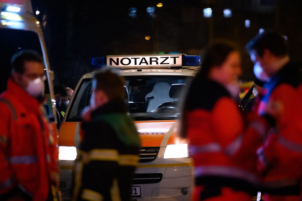 Ein Einatz von Feuerwehr und Notarzt.