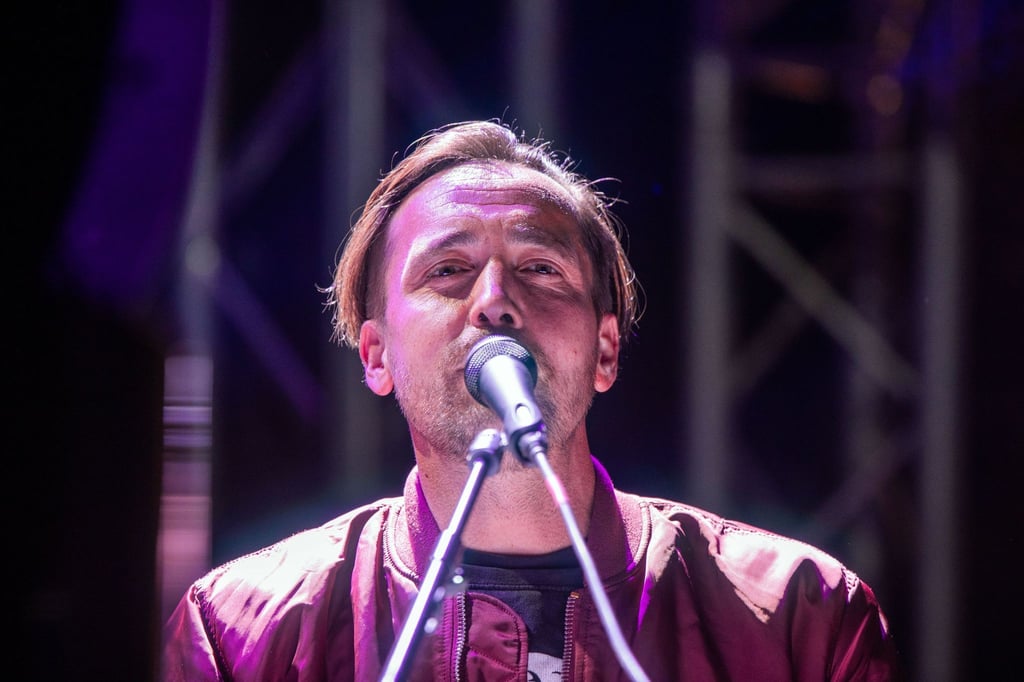 Danger Dan beim Konzert "Jamel rockt den Förster" in dem kleinen Dorf bei Wismar.