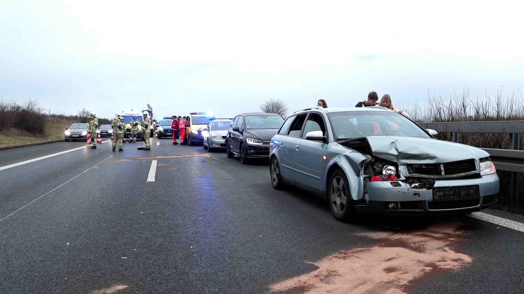 Auf der A4 in Sachsen kam es zu einem Unfall.
