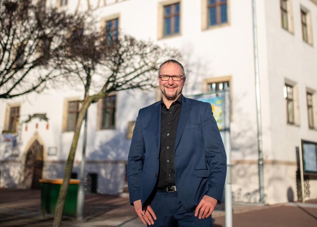 Akens Bürgermeister Jan-Hendrik Bahn hat 2021 so viele Projekte fertiggestellt wie nie zuvor.