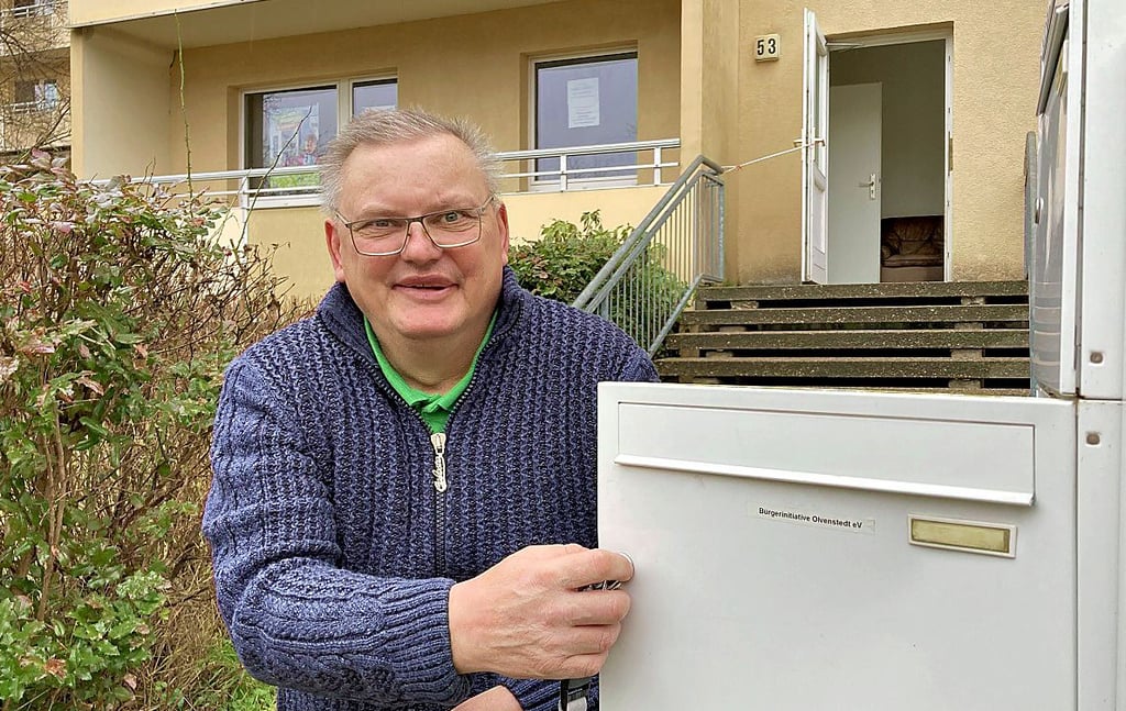 Matthias Gehrmann von der Bürgerinitiative Olvenstedt hofft, bald mit Bewohnern des Magdeburger Stadtteils Neu-Olvenstedt in Kontakt treten zu können.