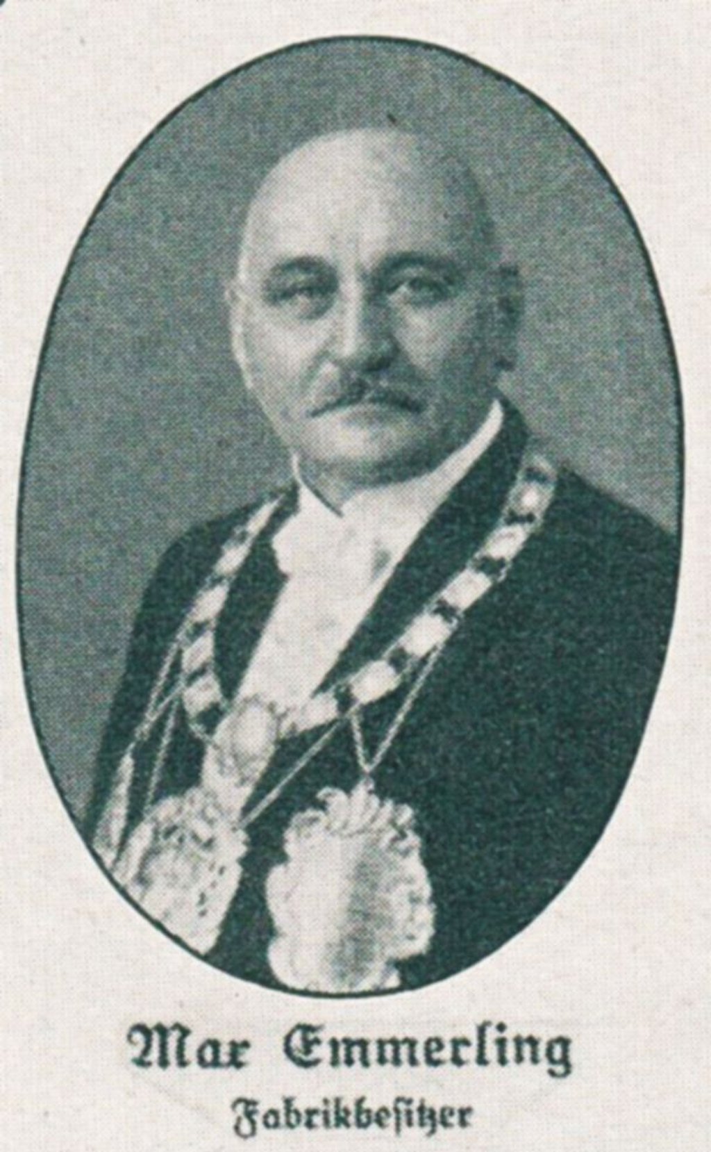 Max Emmerling als Zeitzer Schützenkönig des Jahres 1929 im Alter von 65 Jahren