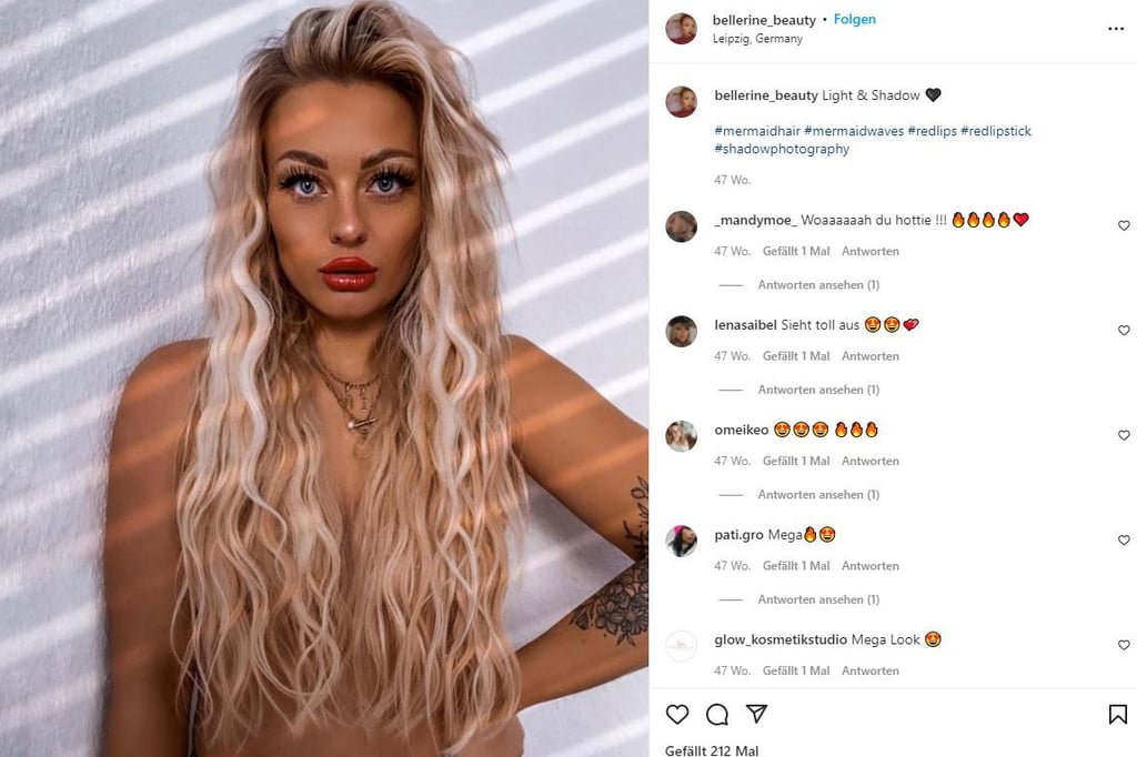 Irina arbeitet als Stylistin und Influencerin.