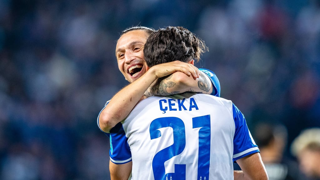 Jason Ceka drehte das Spiel mit seinem Siegtor für den FCM in der Schlussminute. (Archivbild)