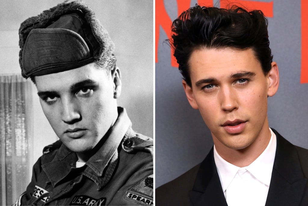Schauspieler Austin Butler (r.) wird Elvis Presley verkörpern.
