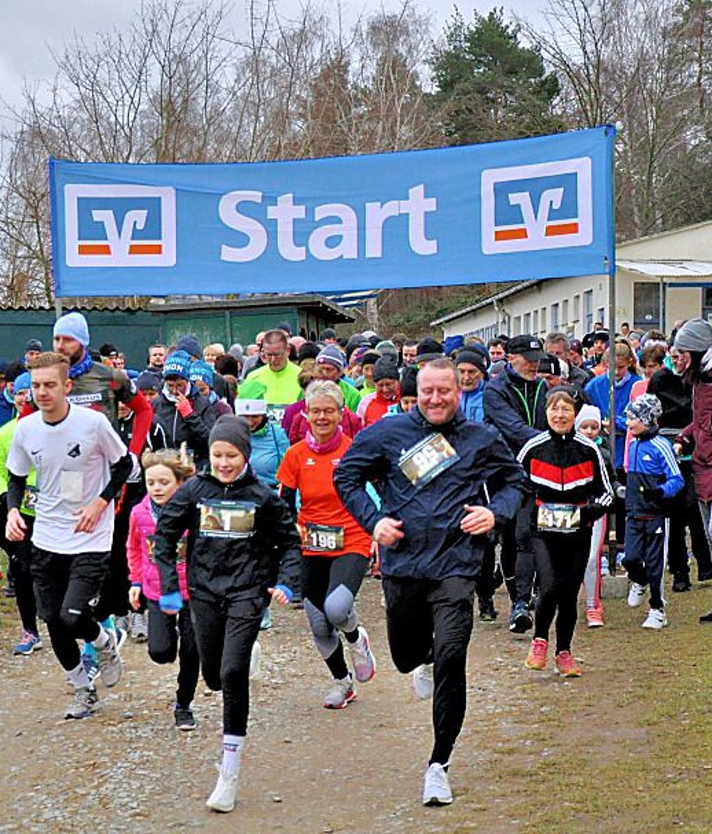 Neujahrslauf in Langenstein 2020.