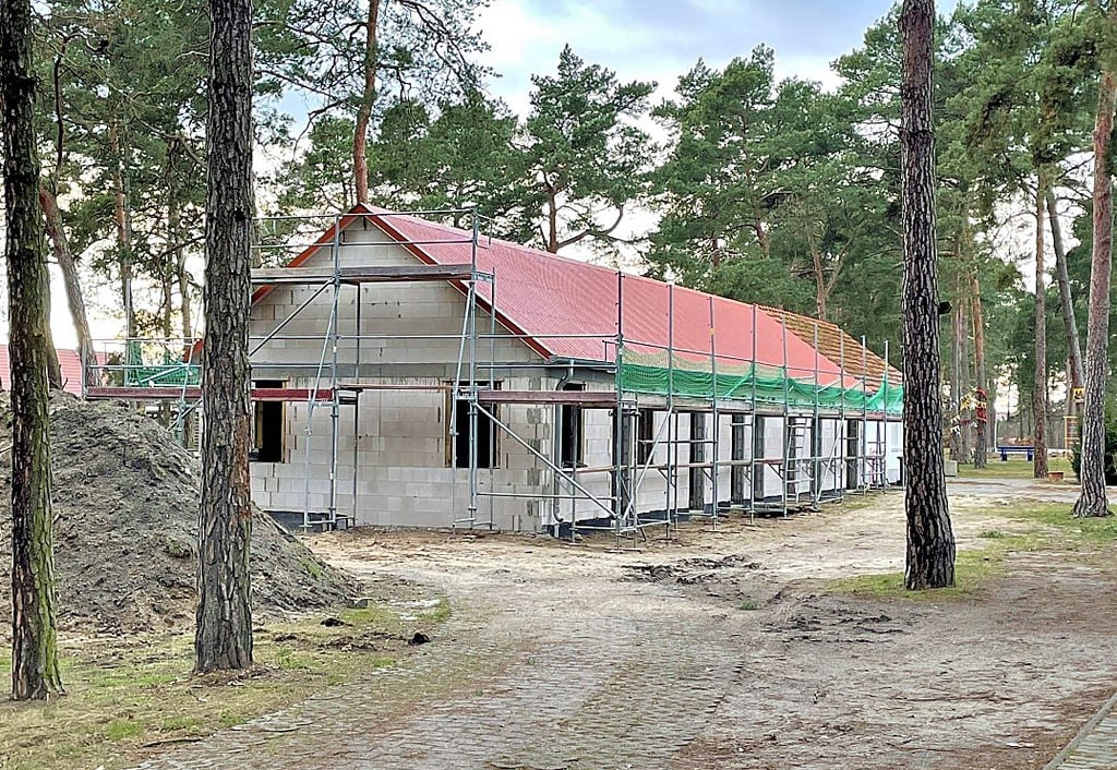 Der neue Sanitätstrakt im Freibad Möckern gehört zu den Investitionsmaßnahmen im Möckeraner Haushalt 2022.