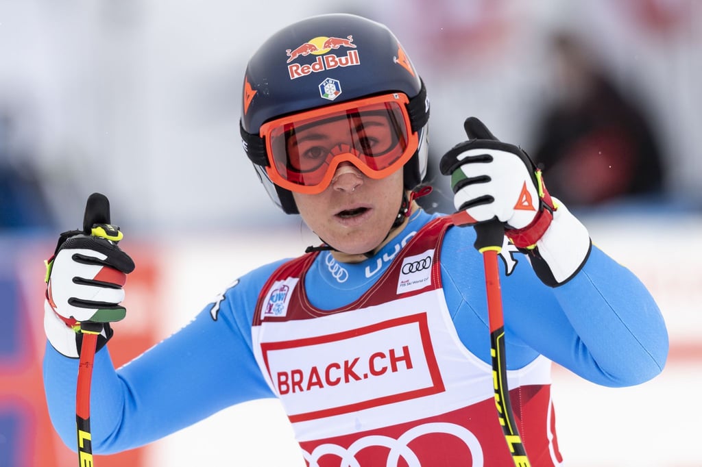 Sofia Goggia siegte in Val d'Isere auch im Super-G.