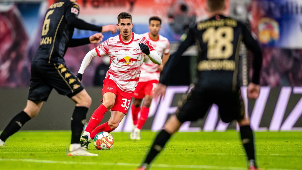 Andre Silva traf in vier Spielen vier mal für RB Leipzig.
