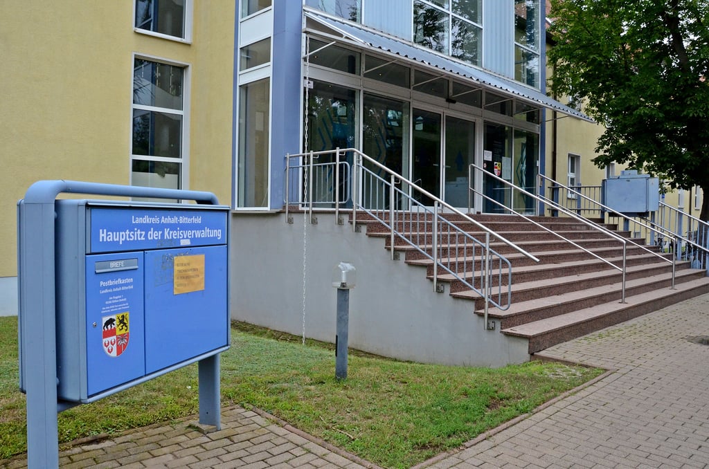 Landkreisverwaltung Anhalt-Bitterfeld, Hauptsitz Köthen.