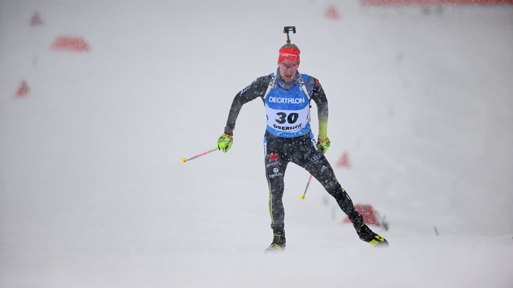 Zeigte in Oberhof beim Sprint erneut eine überzeugende Leistung: Johannes Kühn auf der Strecke.