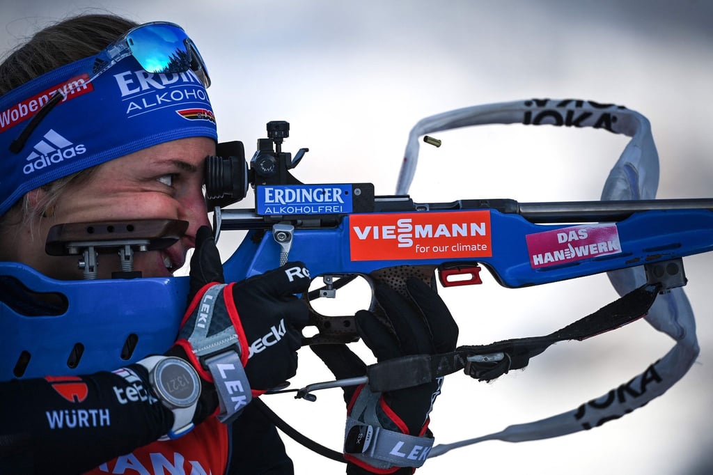 Biathletin Vanessa Hinz verpasste die Top 20.