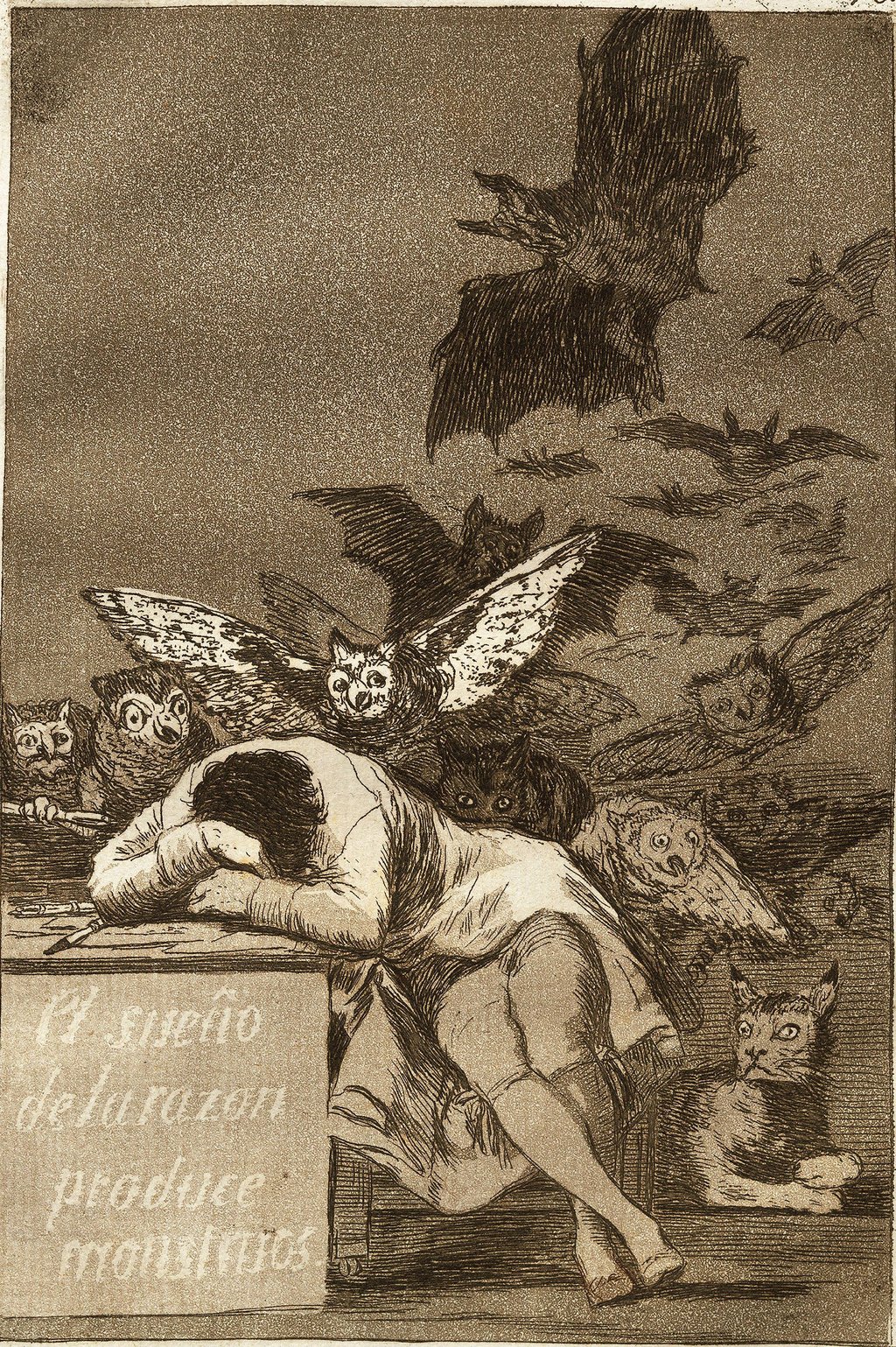 Francisco de Goya: "Der Schlaf der Vernunft gebiert Ungeheuer"