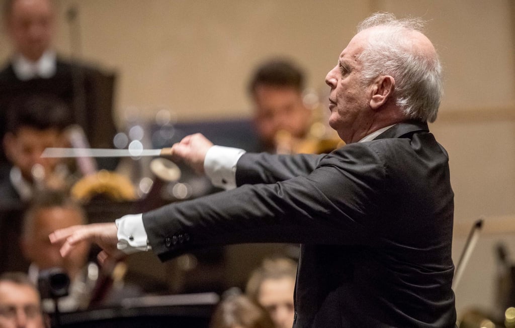 Daniel Barenboim bei der Arbeit.