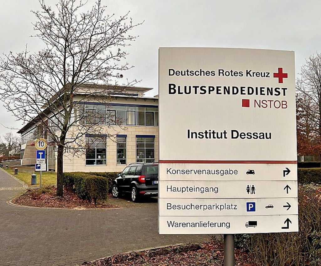 Das Blutspendeinstitut des DRK befindet sich am Altener Damm in Dessau