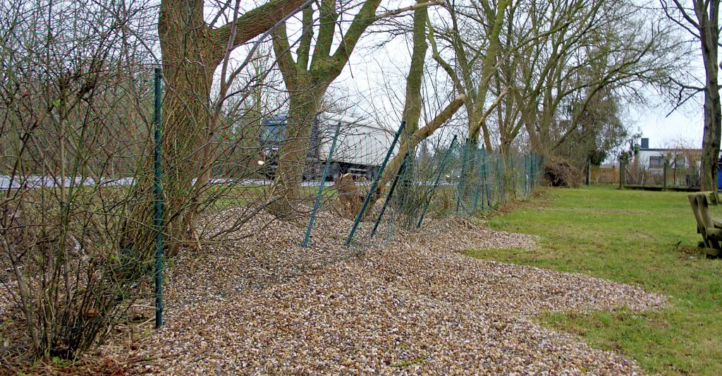 Während des Unfalls Mitte November auf der B71 bei Groß Ammensleben hatte ein Laster mehrere Tonnen Kies verloren. Der Baustoff wurde noch immer nicht geborgen und liegt teilweise auf einem privaten Grundstück, auf dem sich auch der Spielplatz der Gemeinde befindet.