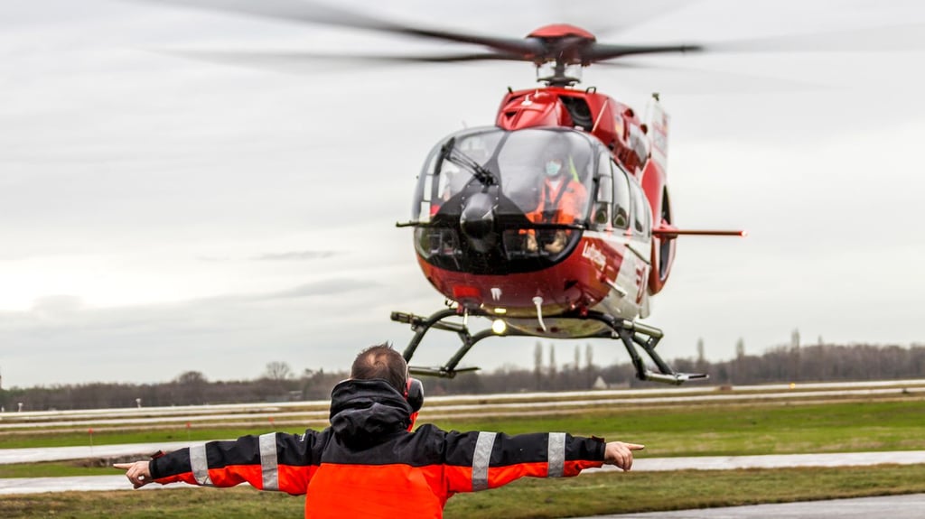 Von der Station Magdeburg aus startete der Rettungshubschrauber 930 Mal in 2021. Foto: Wolfgang Bauer/obs/