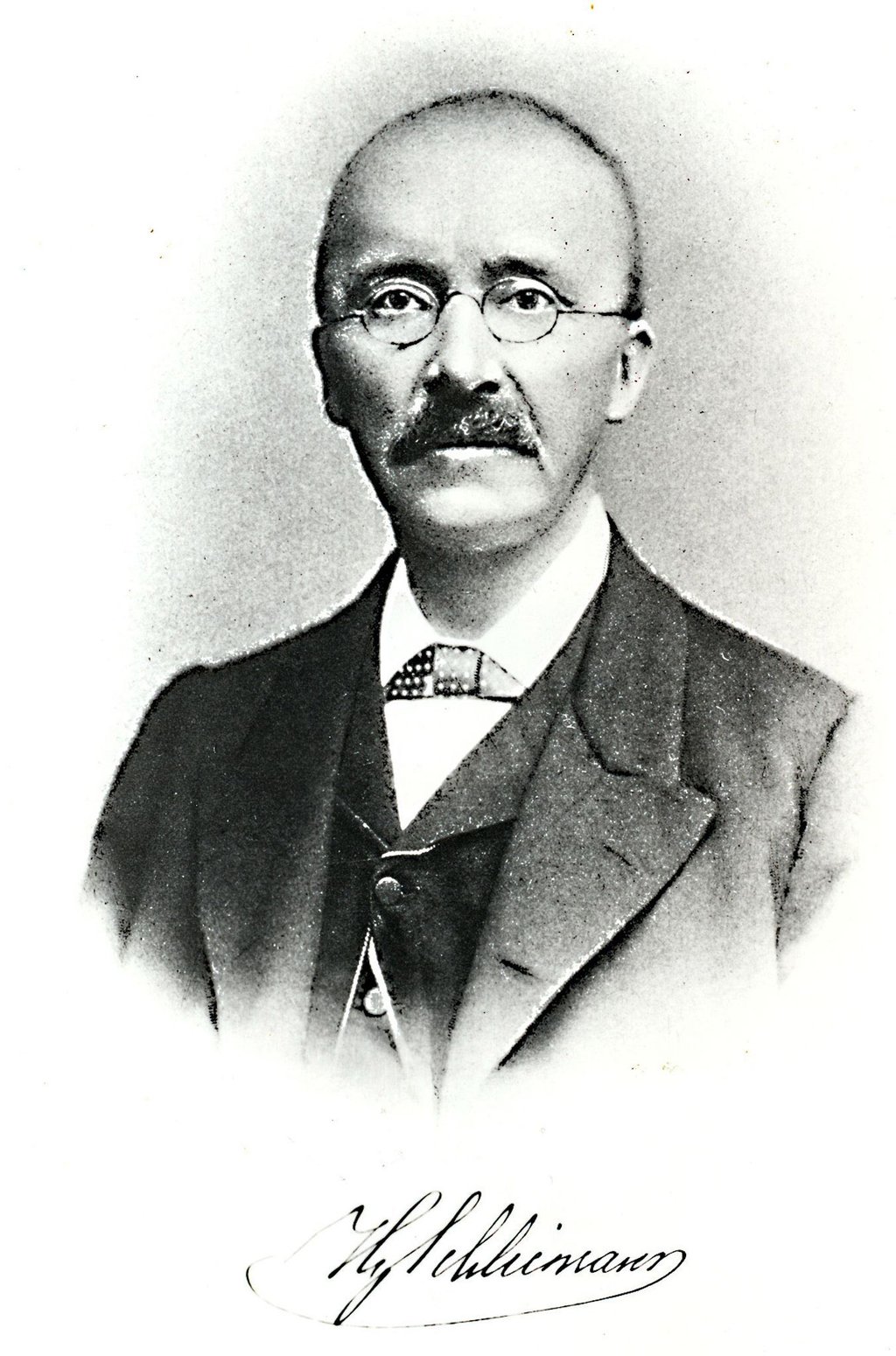Der deutsche Archäologe und Kaufmann Heinrich Schliemann (1822-1890).