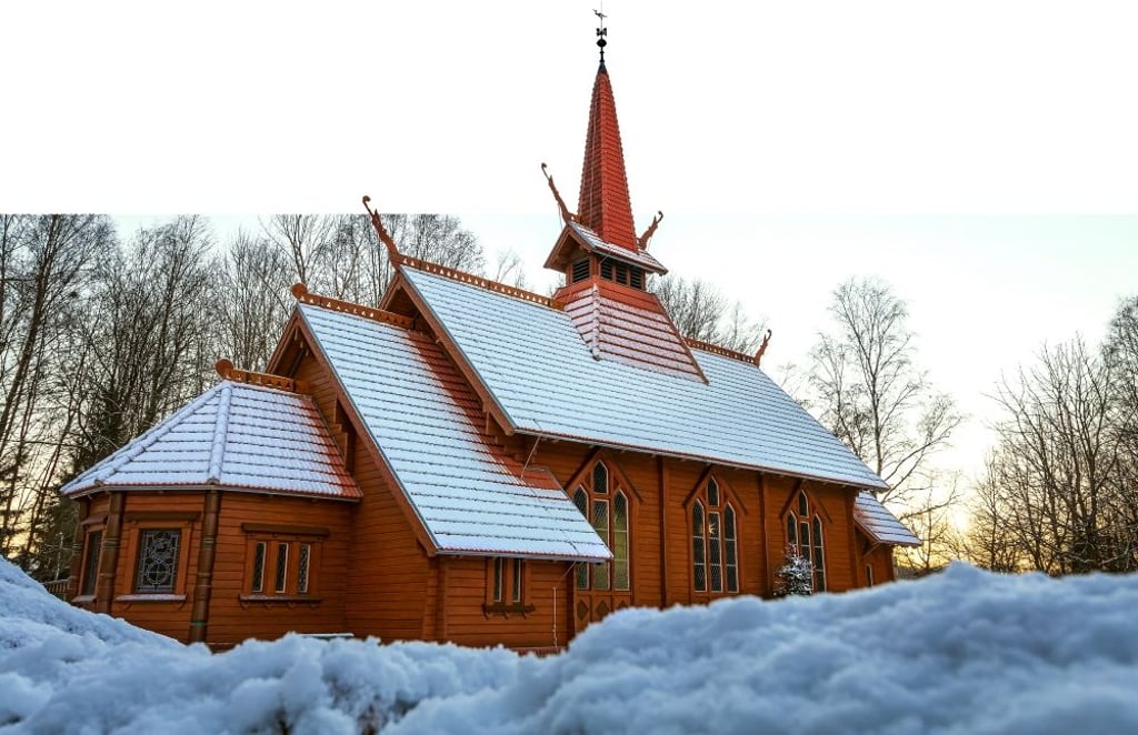 Der Umzug der Stabkirche Stiege ist laut Ortsbürgermeister Marko Brandt „eine ganz großartige Erfolgsgeschichte von nationaler Bedeutung“. Die hölzerne Kapelle hat Volksstimme-Leser Michael Lumme aus Abbenrode fotografiert.