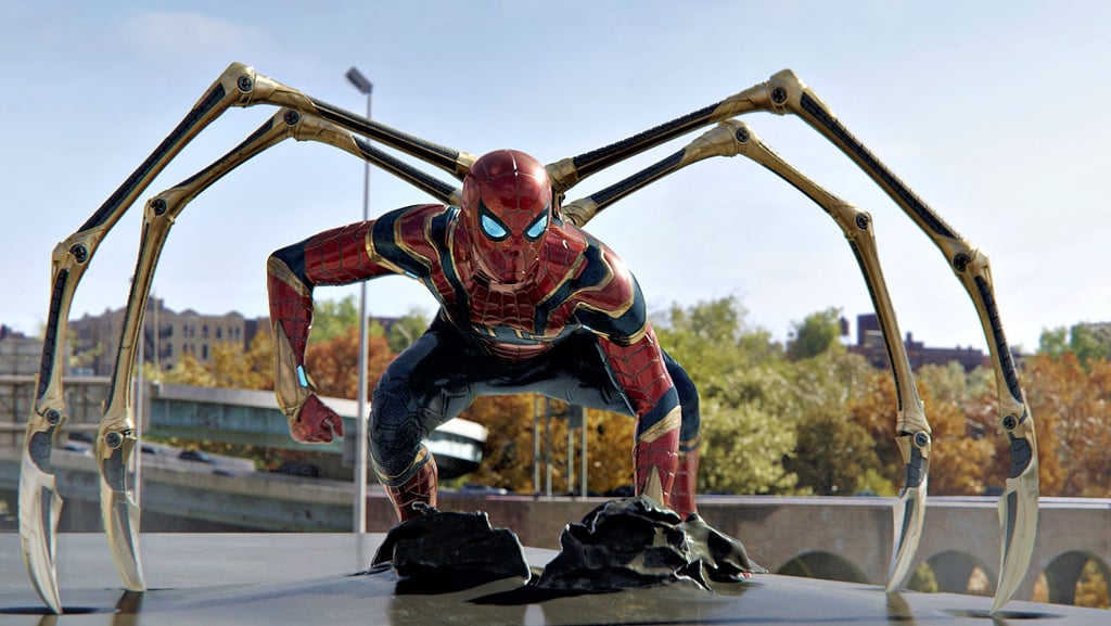 Filmfoto aus dem aktuellen Streifen „Spider-Man: No Way Home.“