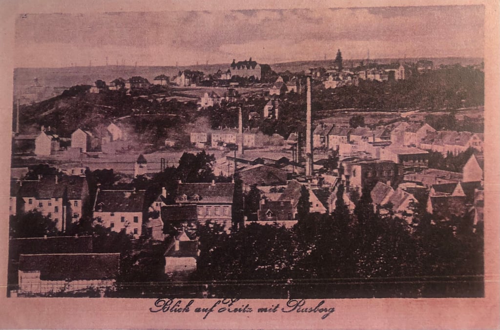 Den Blick auf Zeitz mit Rasberg hat Rudolf Stuke, Mitglied im Zeitzer Verein für Briefmarkenkunde von 1880, in seiner Sammlung.