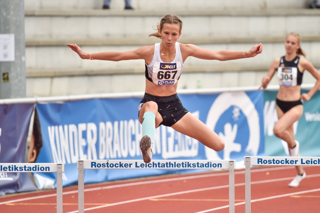Sprintet seit dem 1. Januar für den SC Magdeburg: Sabrina Heil.