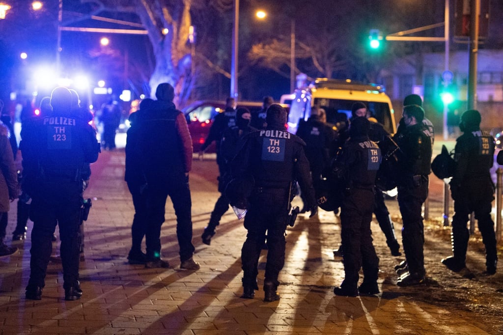 Die Polizei war mit zahlreichen Kräften im Einsatz.