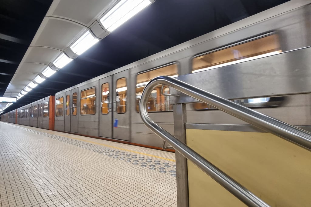 Der Schauplatz des Verbrechens: die U-Bahn-Station „Rogier“ in Brüssel.