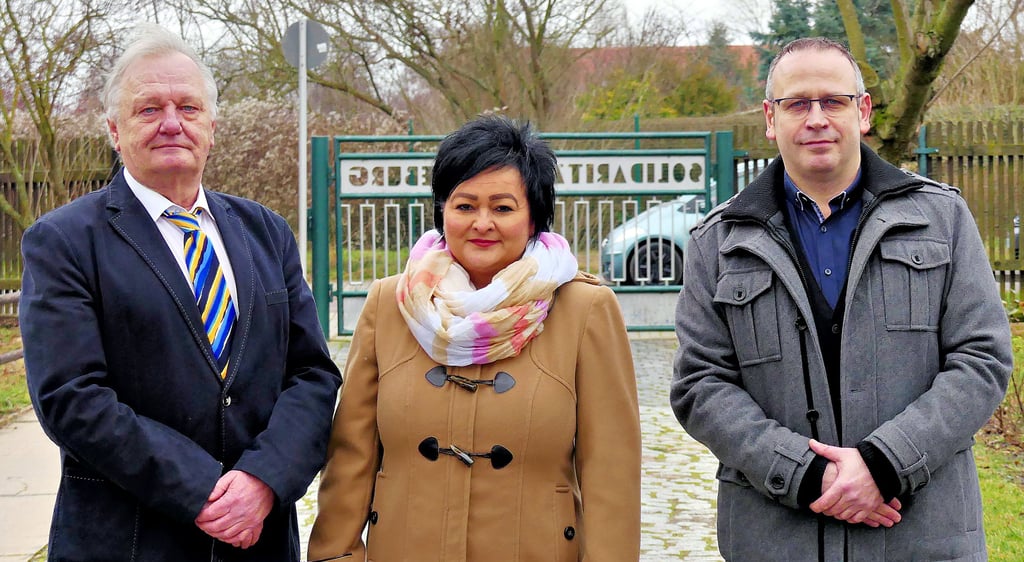 Das Kandidatentrio: Rüdiger Patzsch (l.), Manuela Krause und Carsten Schmeißer.
