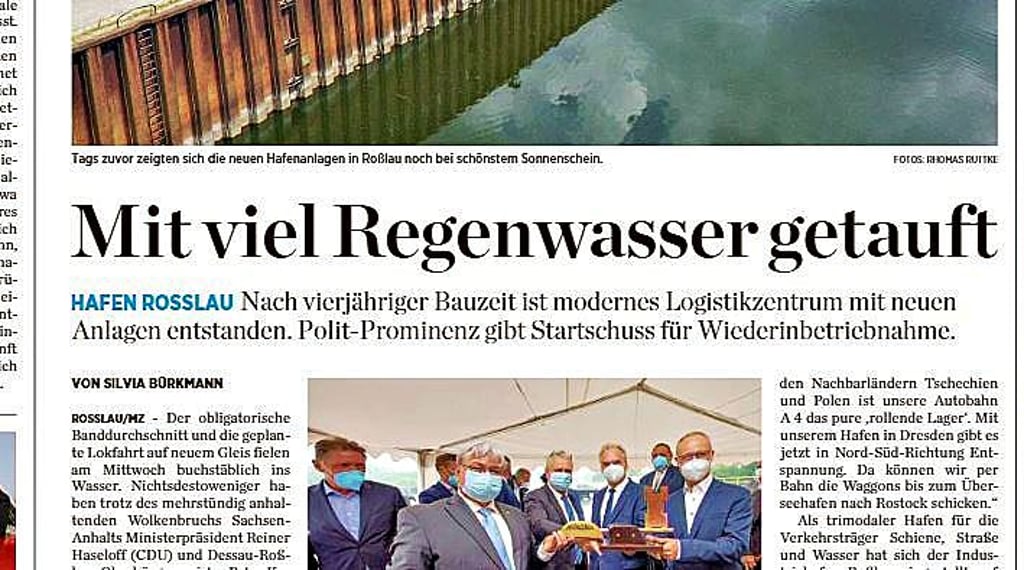 So titelte der „Anhalt-Kurier“ am 1. Juli 2021.