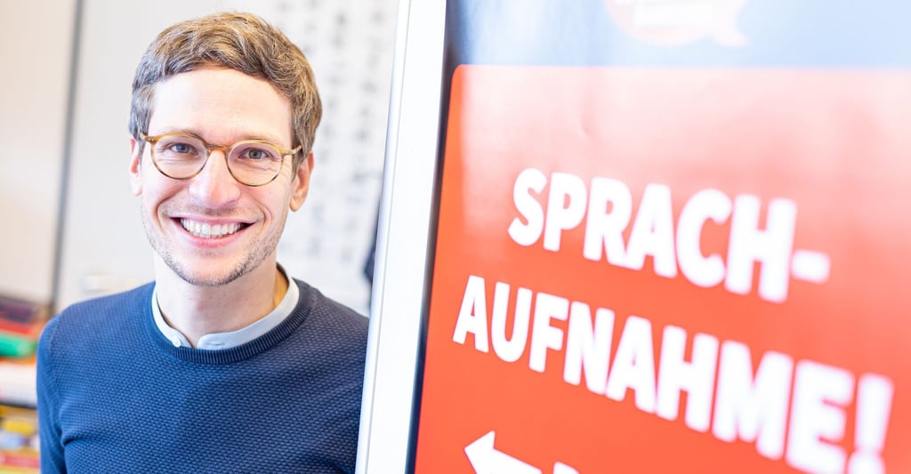 François Conrad, Sprachwissenschaftler und Leiter vom Forschungsprojekt „Die Stadtsprache Hannovers“ der Leibniz Universität Hannover.