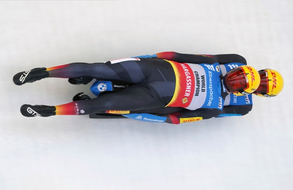 Siegen in Sigulda: Toni Eggert und Sascha Benecken in Aktion.