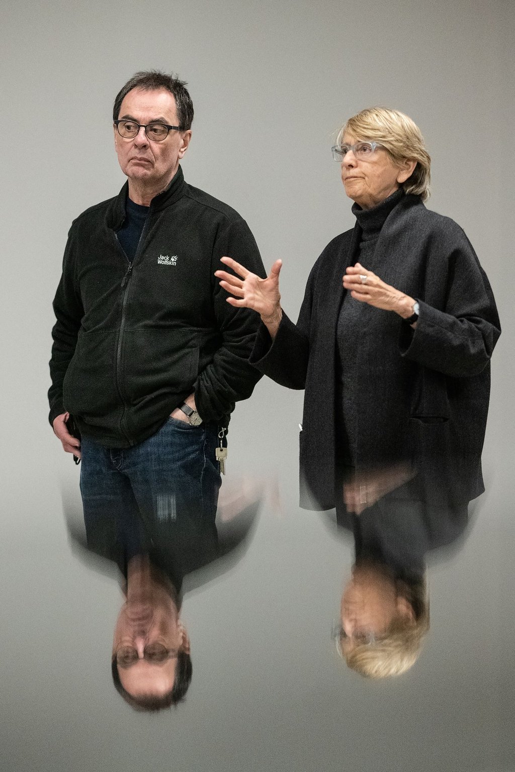 Gerhard Steidl, Verleger und Gründungsdirektor Kunsthaus Göttingen, und Ute Eskildsen, Kuratorin der Ausstellung.