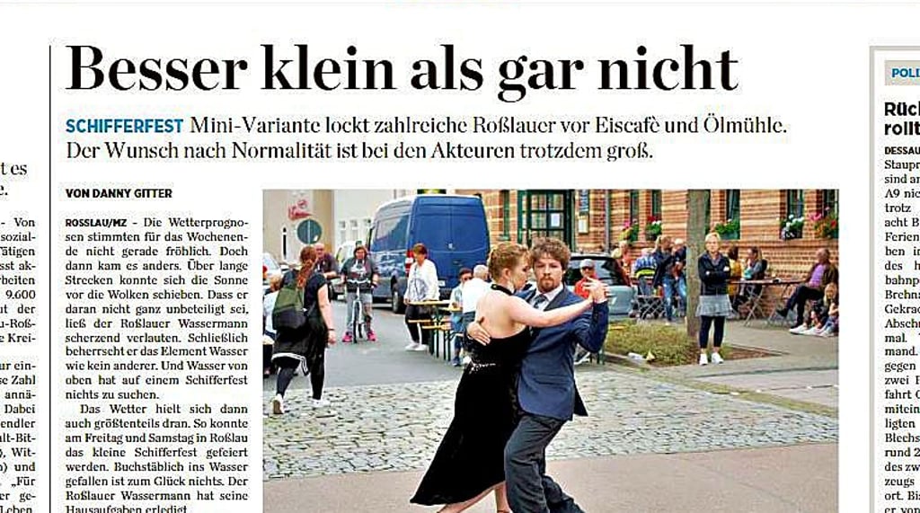 Das Schifferfest 2021 konnte nur in Miniatur-Ausgabe stattfinden.