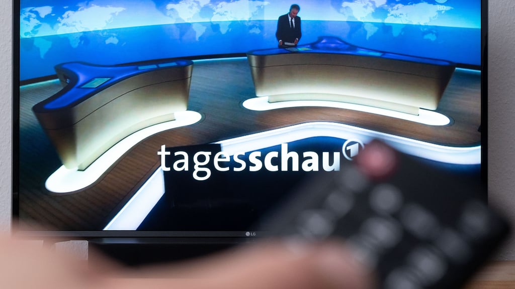 Auf der Fernbedienung meist ganz vorn einprogrammiert: "Das Erste" mit dem Nachrichten-Flaggschiff Tagesschau.