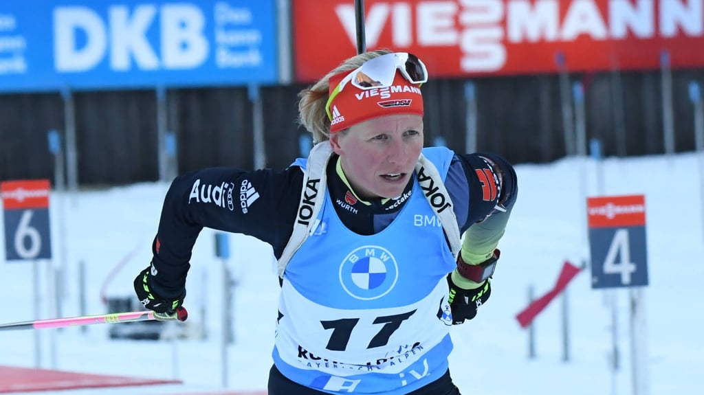 In Ruhpolding war Franziska Hildebrand in beiden Einzelrennen beste Deutsche.