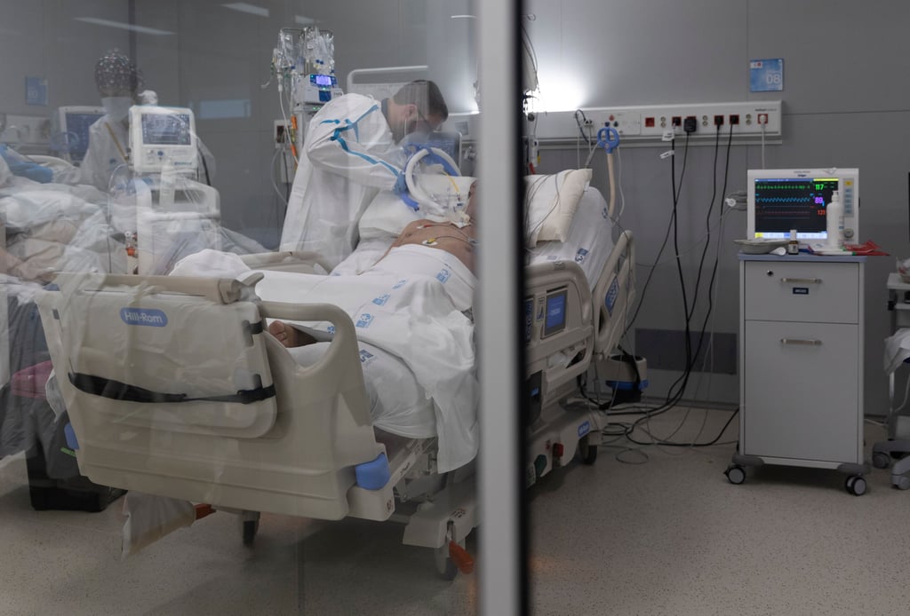 Ein Patient auf der Intensivstation (Symbolbild)