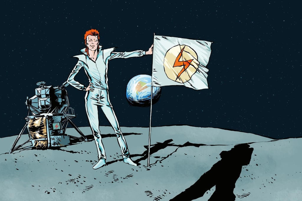 David Bowie ist der „Starman“. Reinhard Kleist hat sich in seiner Graphic Novel auf die „Ziggy Stardust Years“ konzentriert.