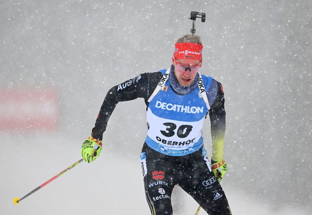 Wegen Corona-Infektion: Johannes Kühn verpasst Biathlon-Weltcup in Ruhpolding.