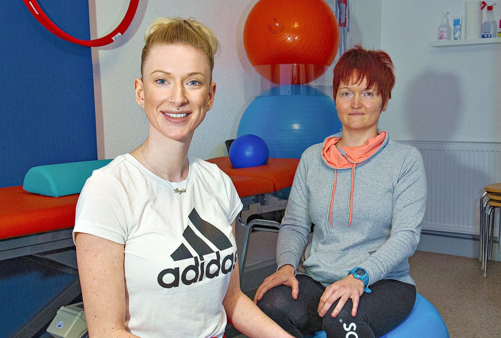 Lisa Brösicke (links) und Kati Wagner hatten einen guten Start mit „PhysioFit“.