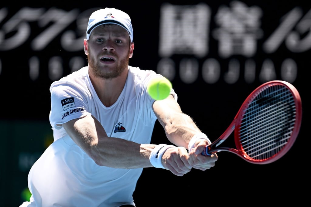 Yannick Hanfmann wehrte sich wacker, aber schied gegen Rafael Nadal aus.