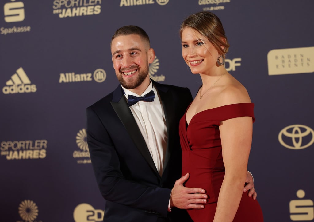 Ringerin Aline Rotter-Focken und Ehemann Jan Rotter bei der Gala zur Wahl der „Sportler des Jahres“ 2021.