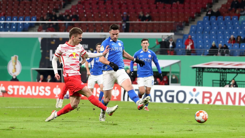 Tor mit der ersten Aktion: Dani Olmo&nbsp;