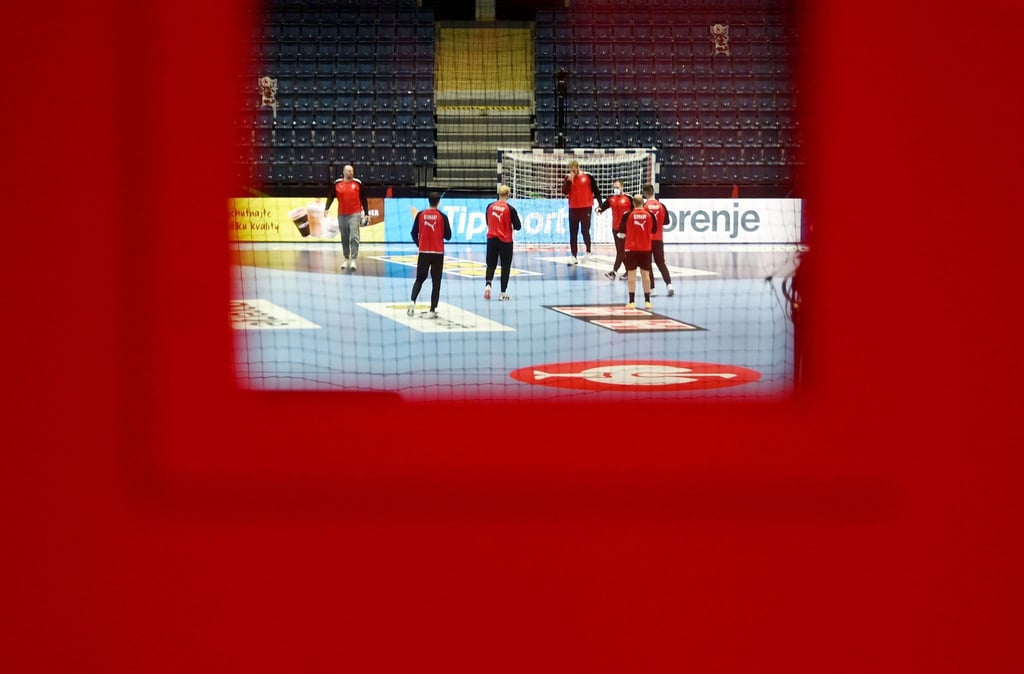 Das Training der deutschen Handballer in der Ondrej Nepela Arena hat auf freiwilliger Basis stattgefunden.