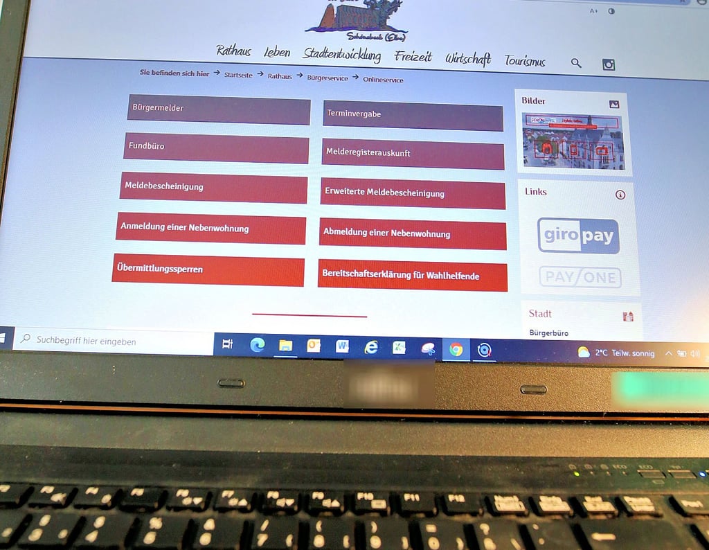 Die Stadt Schönebeck hat auf ihrer Internetseite bereits einige Dienstleistungen digitalisiert. Weitere sollen noch folgen.