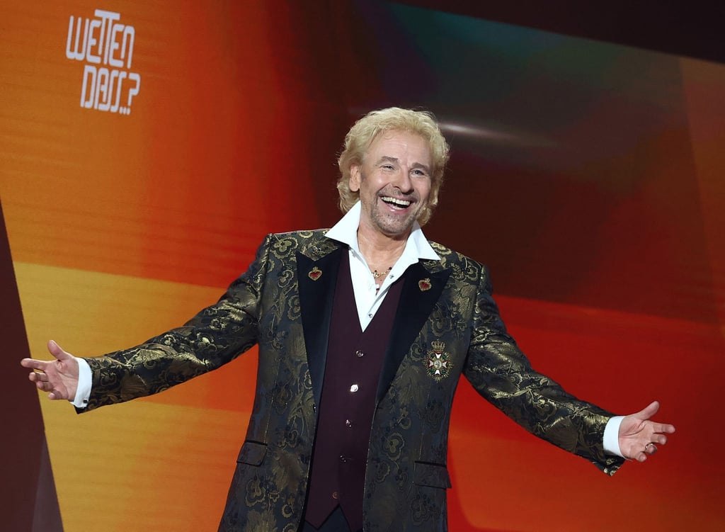 Thomas Gottschalk in der Jubiläumsshow „Wetten, dass..?“ im November 2021.