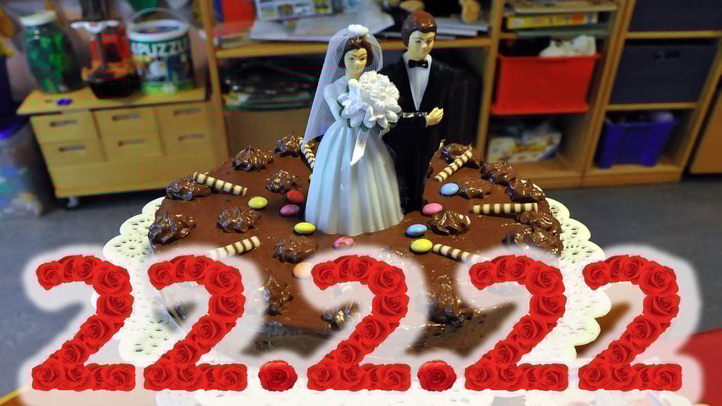 Hochzeit am 22.2.22 - auch in Aschersleben und dem Seeland gibt es Interessenten für dieses Schnapszahlen-Datum.