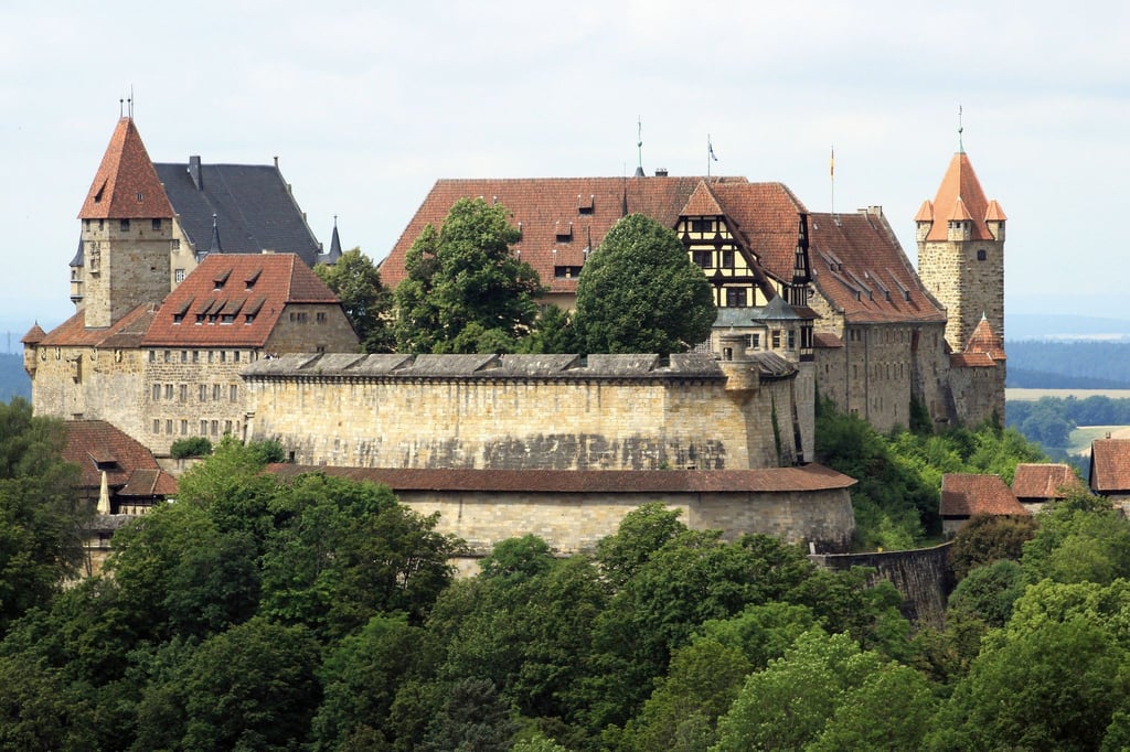 Die Veste Coburg gehört zu den am besten erhaltenen Burgen in Deutschland.